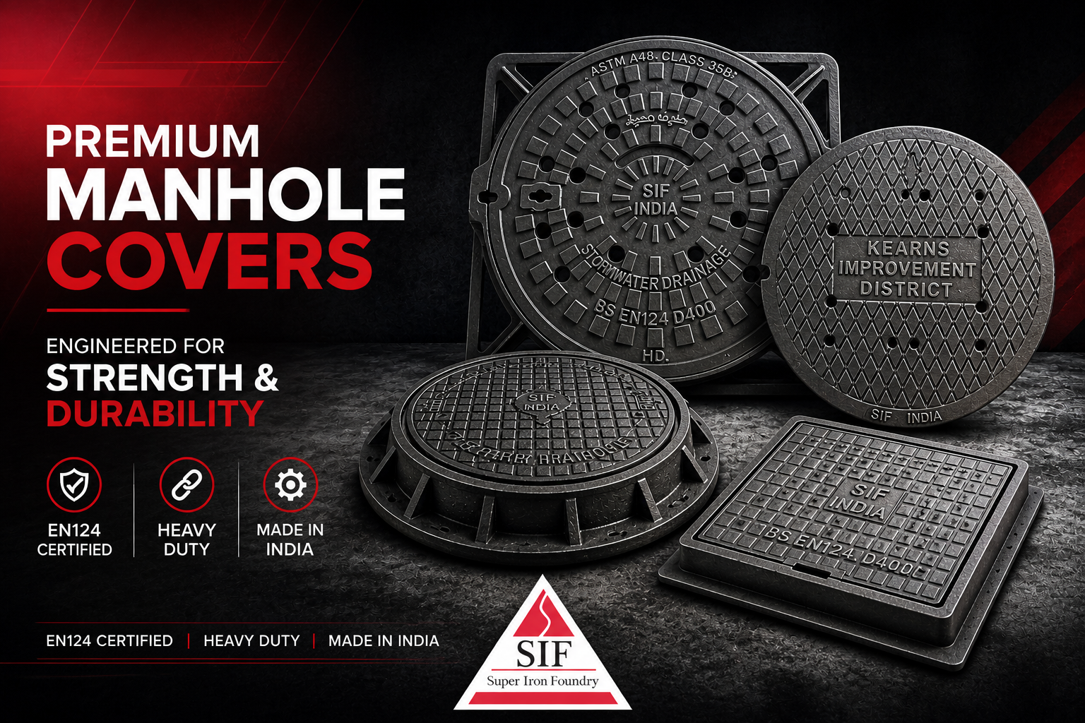 What are manhole covers
