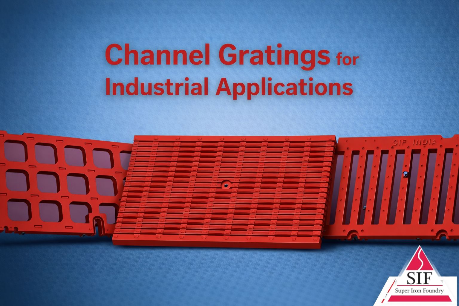Channel Gratings for Industrial Applications